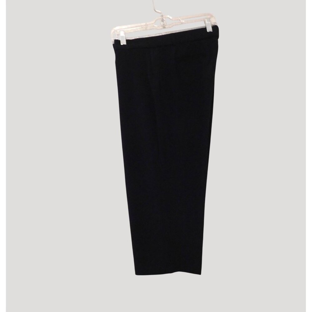 Briggs Capri Pants Size 14 Navy Blue Elastic at Waist Polyester Blend - Picture 2 of 8